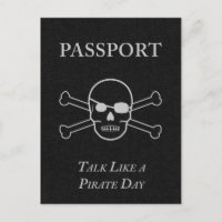 pasaporte del día de hablar como un pirata