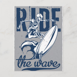 Postal Pasar por la ola