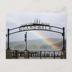 Postal Pasarela de boyas de la curva norte