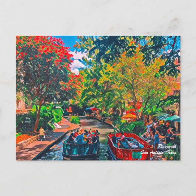 Postal Pasarela de San Antonio (Anverso)