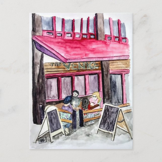 Postal Pasarela de Venecia (Anverso)