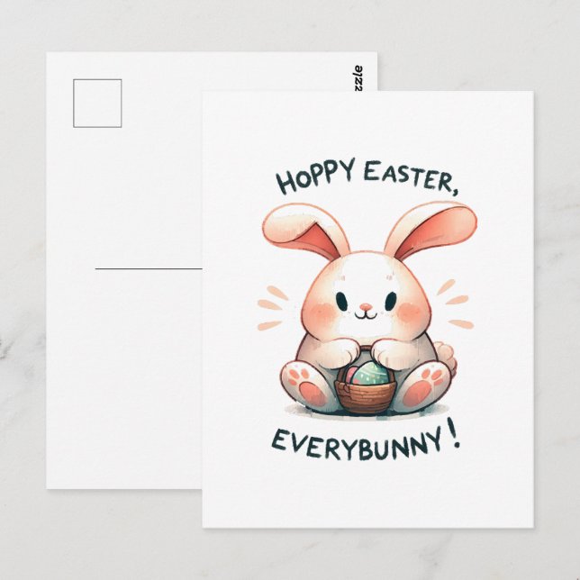Postal Pascua de Pascua, Diablos, Todos. (Anverso / Reverso)