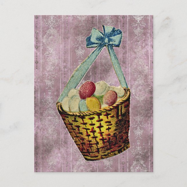 Postal Pascua de Vintage (Anverso)