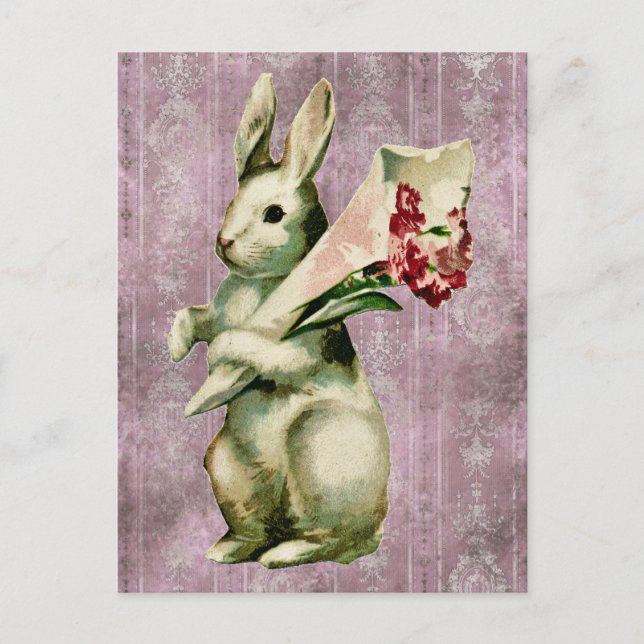 Postal Pascua de Vintage (Anverso)