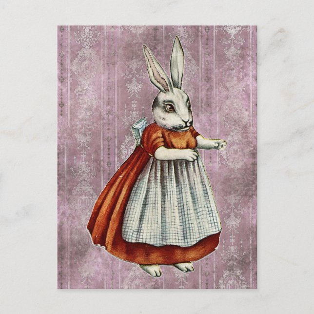 Postal Pascua de Vintage (Anverso)