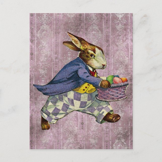 Postal Pascua de Vintage (Anverso)