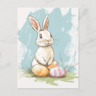 Postal Pascua de Vintage