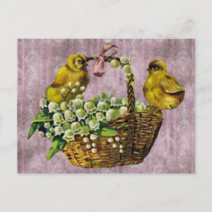 Postal Pascua de Vintage