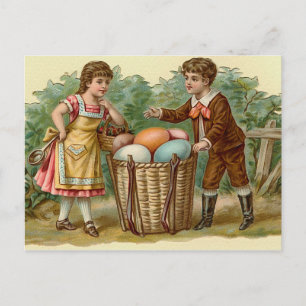 Postal Pascua de Vintage