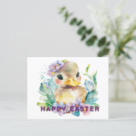 Postal Pascua del Pato Bebé