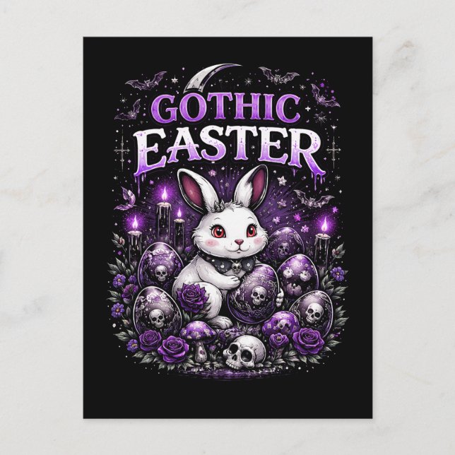 Postal Pascua Gótica (Anverso)