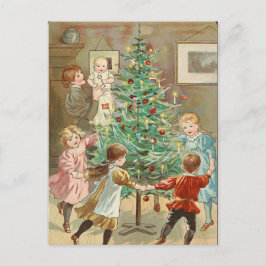 Postal Pasea alrededor del árbol de Navidad por Jenny Nys