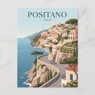 Postal Paseo de Amalfi Italia