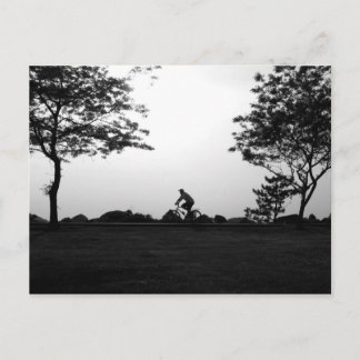 Postal Paseo de la bici de la tarde