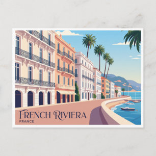 Postal Paseo de los Ingleses Niza Francia