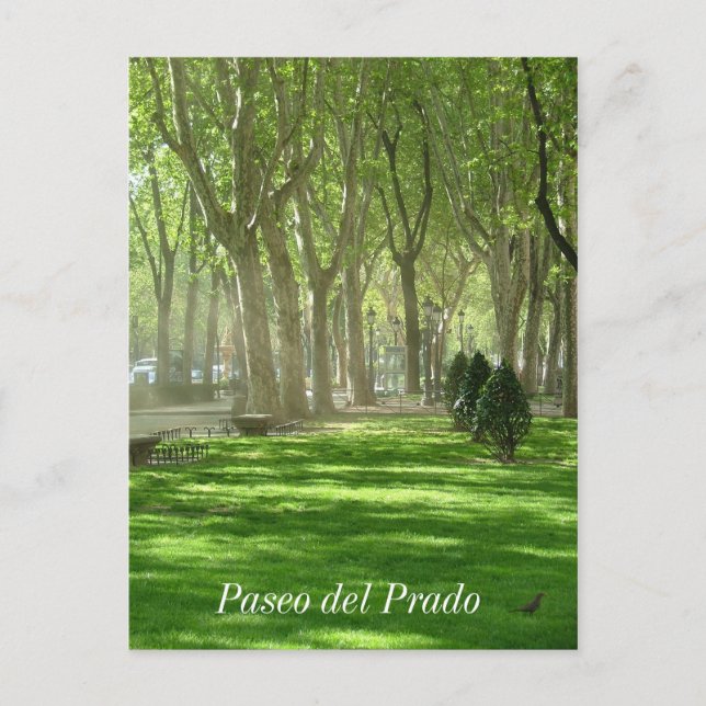 Postal Paseo del Prado (Anverso)