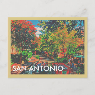Postal Paseo del Río San Antonio