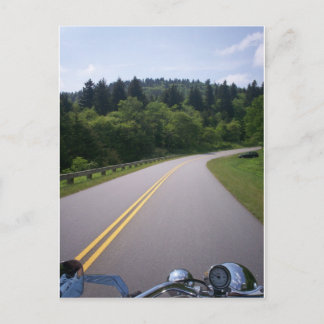 Postal Paseo en motocicleta de Blue Ridge