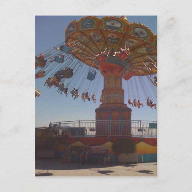 Postal Paseo en Santa Cruz (Anverso)