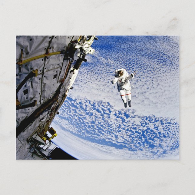 Postal Paseo espacial de astronauta (Anverso)