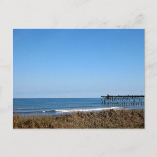 Postal Paseo marítimo de Kure Beach Carolina del Norte Po (Anverso)