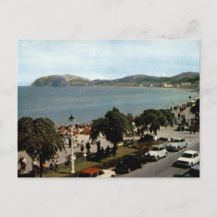 Postal Paseo marítimo de Llandudno Little Orme Vista Vint