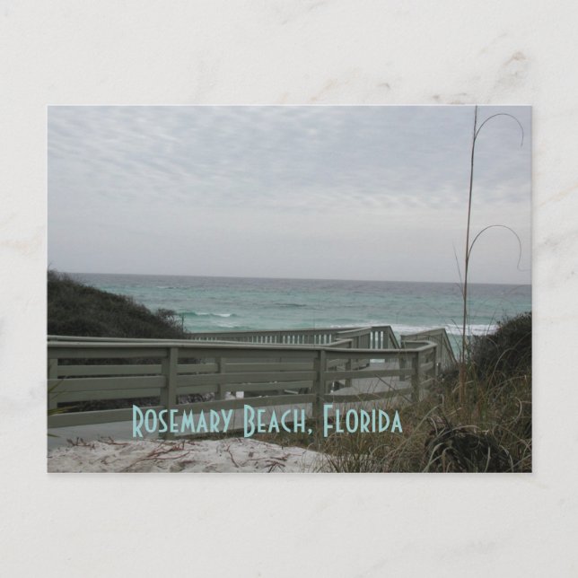 Postal Paseo Marítimo de Rosemary Beach (Anverso)