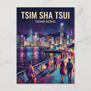 Postal Paseo marítimo de Tsim Sha Tsui Hong Kong