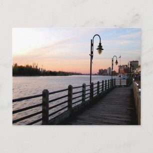 Postal Paseo marítimo de Wilmington al atardecer Fotograf