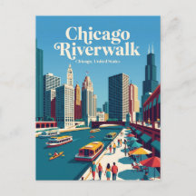 Paseo por el río Chicago Illinois