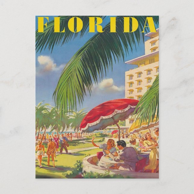 Postal Paseo por Florida  (Anverso)