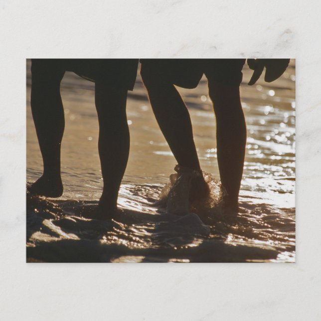 Postal Paseo romántico (Anverso)