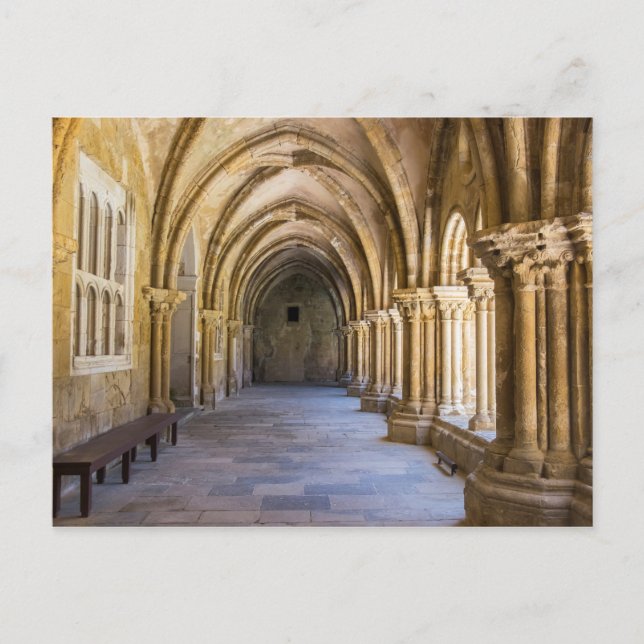 Postal Pasillo del claustro de la Catedral Vieja (Anverso)