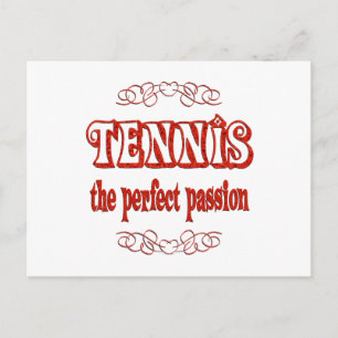 Postal Pasión de tenis