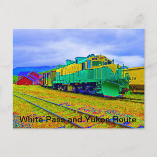 Postal Paso blanco y ferrocarril Yukón