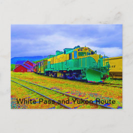 Postal Paso blanco y ferrocarril Yukón