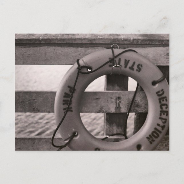 Postal Paso de la decepción en la bahía de Bowman (Anverso)