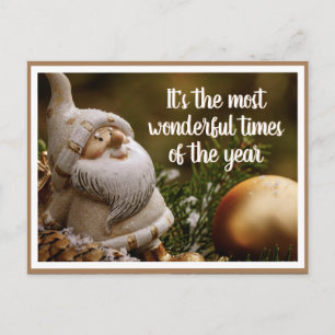 Postal paso de vacaciones de los navidades del norte del 