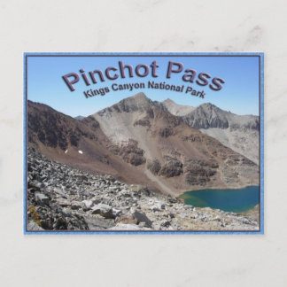 Postal Paso del pinchot en el sendero John Muir