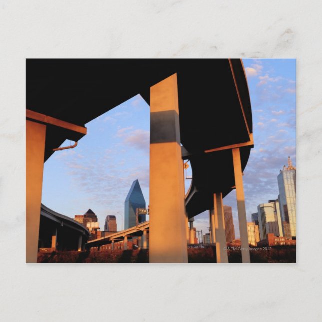 Postal Paso elevado en Dallas 2 (Anverso)