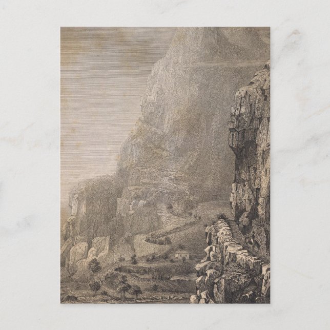 Postal Paso Estroza, Madeira (Anverso)