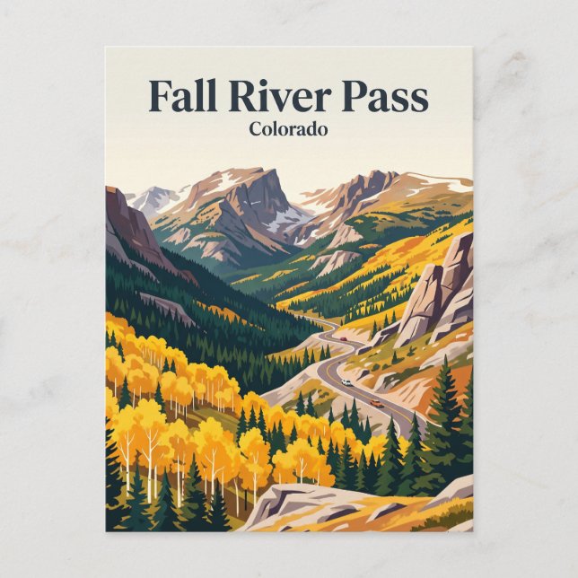 Postal Paso Fall River EE. UU. (Anverso)
