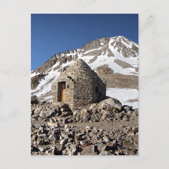 Postal Paso Muir - Camino John Muir - Sierra Nevada (Anverso)