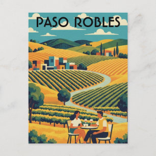 Postal Paso Robles Costa Central de California