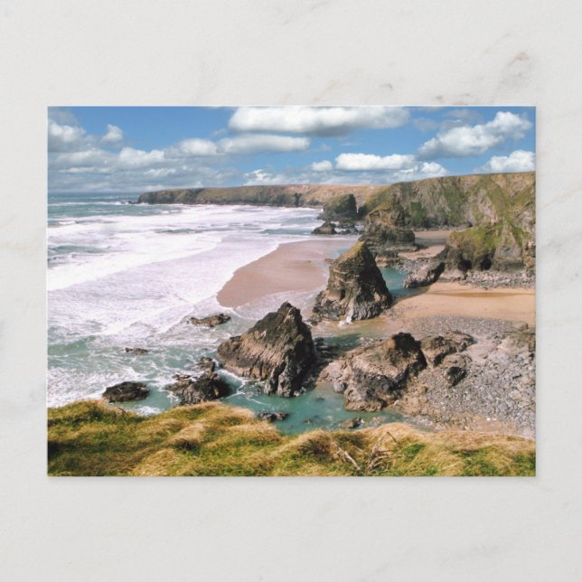 Postal Pasos de la cama, Cornwall (Anverso)