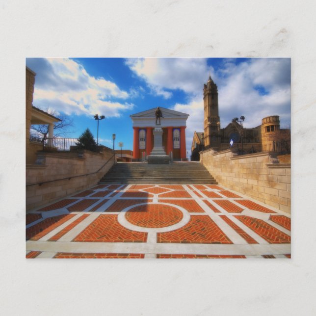 Postal Pasos de la ciudad de Lynchburg en Virginia (Anverso)