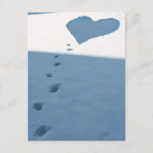 Postal Pasos En Nieve
