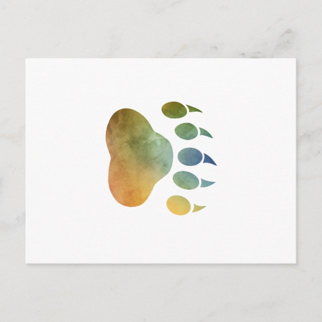 Postal Pasta del oso (Anverso)