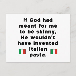 Postal Pasta Italiana Ligera