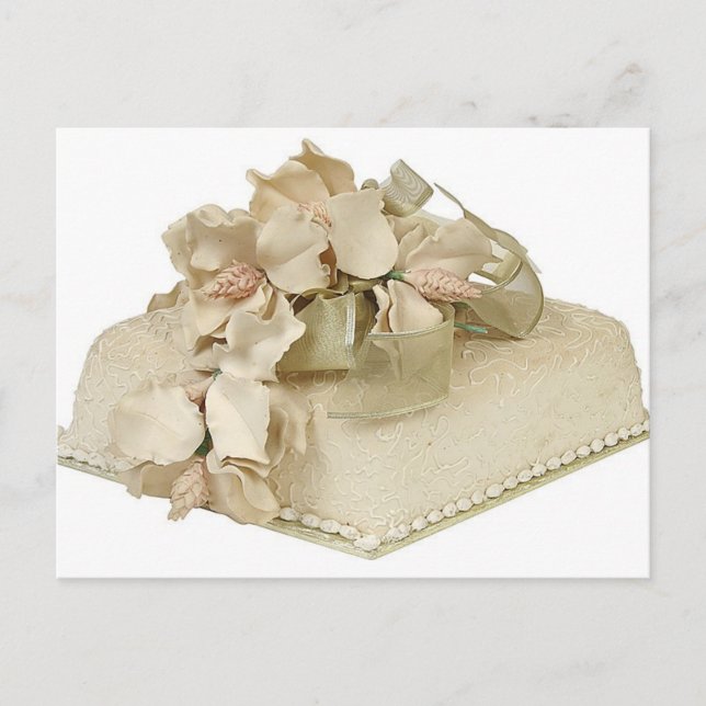 Postal Pastel Boda cuadrado (Anverso)